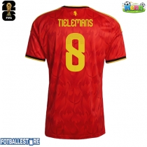 Belgia Youri Tielemans #8 Hjemmedrakt VM 2026 Kortermet